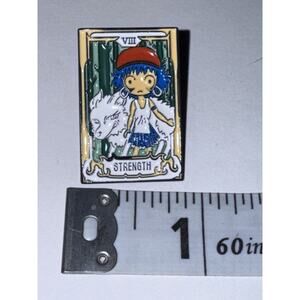Strength Tarot Card Pin Brooch